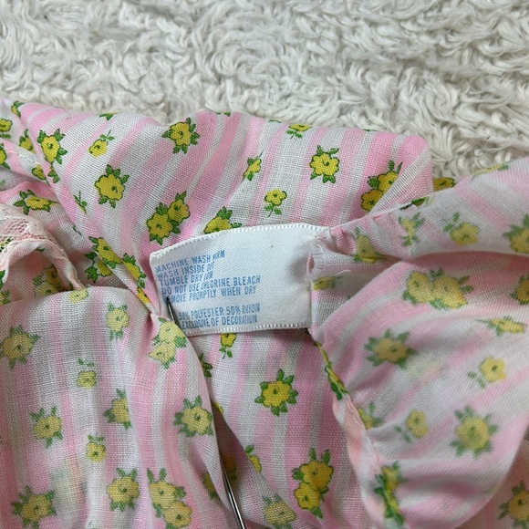 Vintage bundle of 2 pink Katz shift style nightgowns, med - Picture 14 of 15